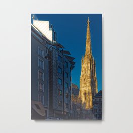 Stephen's Cathedral - Vienna city center Metal Print | Gothic, Stephen, Church, Stephansdom, Dome, Photo, Stephansplatz, Basilica, Architecture, Historic 