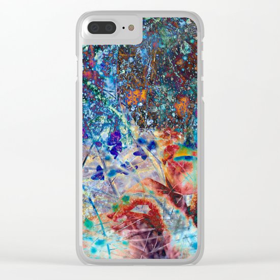 Splatter Clear iPhone Case