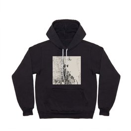 Brisbane, Australia - Authentic Map Illustration - Black & White Hoody