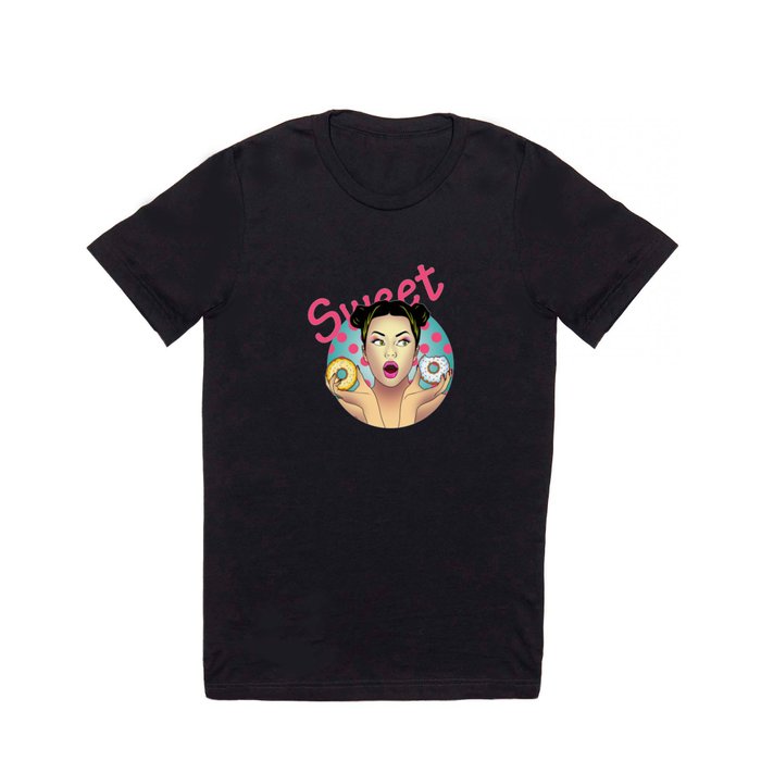 candy funny woman T Shirt