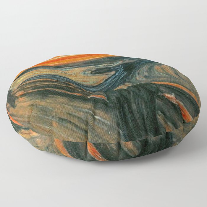 Edvard Munch The Scream (1893) Floor Pillow