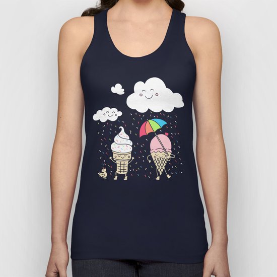 Cloudy With A Chance of Sprinkles Unisex Tank Top