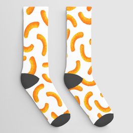 Cheese Puffs Pattern Socks