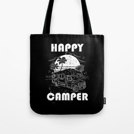 Camping - Happy Camper Tote Bag