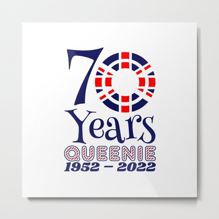 The Queens Platinum Jubilee 2022 | UK Metal Print