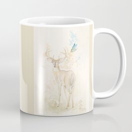 Deer and butterfly Coffee Mug