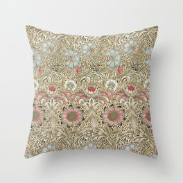 Corncockle Vintage William Morris Floral Throw Pillow