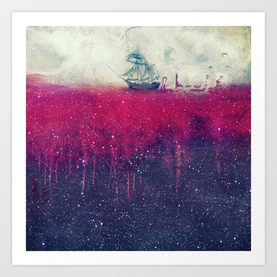 Sailing in dreams II Art Print