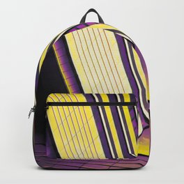 Purple & Gold Escape Backpack | Purple, Metropolis, Gld, Gold, Decoration, City, Sunrise, Yellow, Architecture, Nyc 