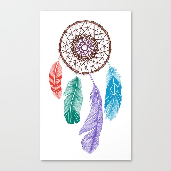 Dream Catcher Multi Canvas Print