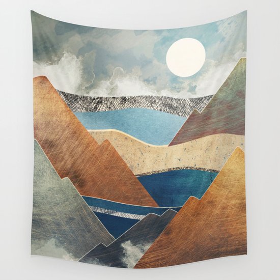 Mountain Pass Wall Tapestry