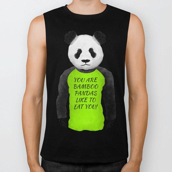 Panda You are Bamboo Biker Tank