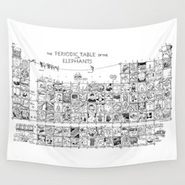 Periodic Table of the Elephants Wall Tapestry