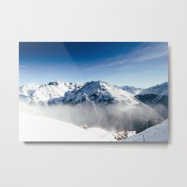 Cabin with a View 2 Metal Print | Austriaphoto, Color, Mountains, Winter, Europephotography, Soldenphoto, Europephoto, Solden, Austriaprint, Europeprint 