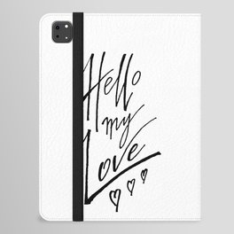 Hello My Love iPad Folio Case