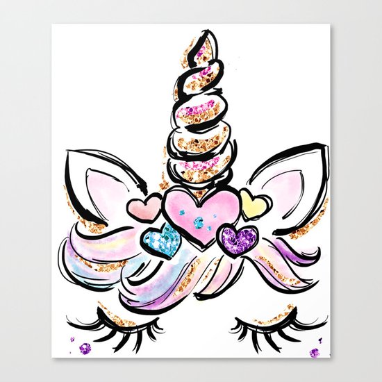 Gift For Her Unicorn Adult Unicorn Mom Women Cute Unicorn Unicorn Mum Unicorn Lover Canvas Print By Fitmeshirts Society6