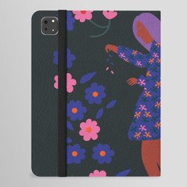 Woman Floral - Garden iPad Folio Case