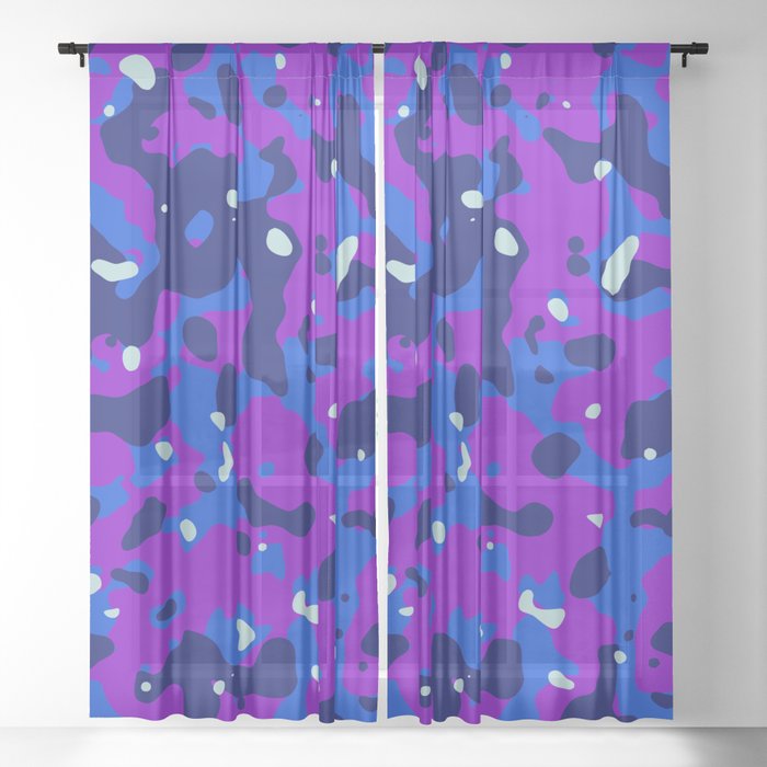 Abstract Organic Pattern 13 Sheer Curtain By All4you