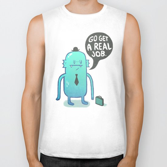 Job Hunt Biker Tank
