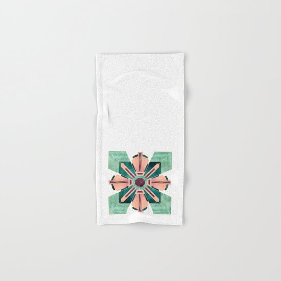 Art Deco Flower 1 Hand & Bath Towel