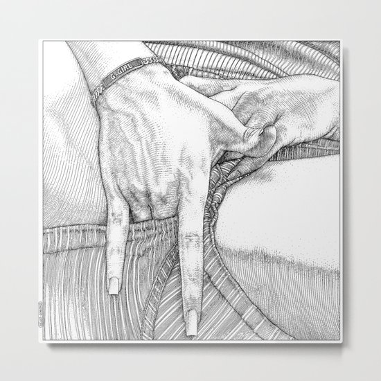 asc 633 - Le point Gräfenberg (I Touch My Tralala) Metal Print