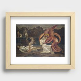 Cupid and Psyche - Palace Green Murals - Psyche receiving the Casket from Proserpine Recessed Framed Print