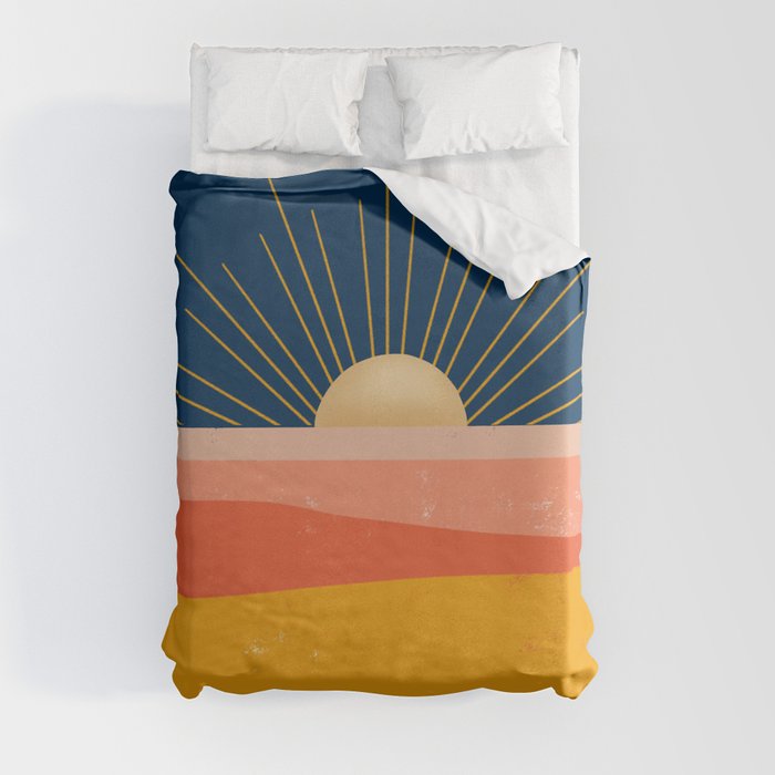 Here comes the Sun Duvet Cover