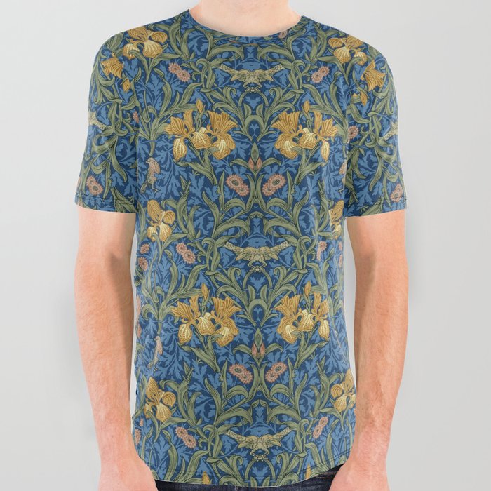 William Morris Flowers All Over Graphic Tee