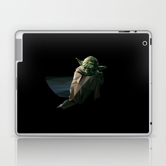 Geometric Yoda Laptop & iPad Skin