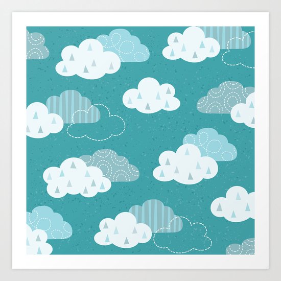 CLOUDY SKY Art Print