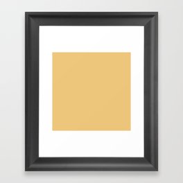 Caramel Cream Framed Art Print