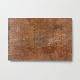 Roma Metal Print | Rustic, Wall, Vintage, Wallpaper, Weathered, Shabby, Photo, Damaged, Concrete, Destroyed 