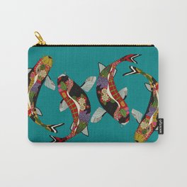 koi teal Carry-All Pouch