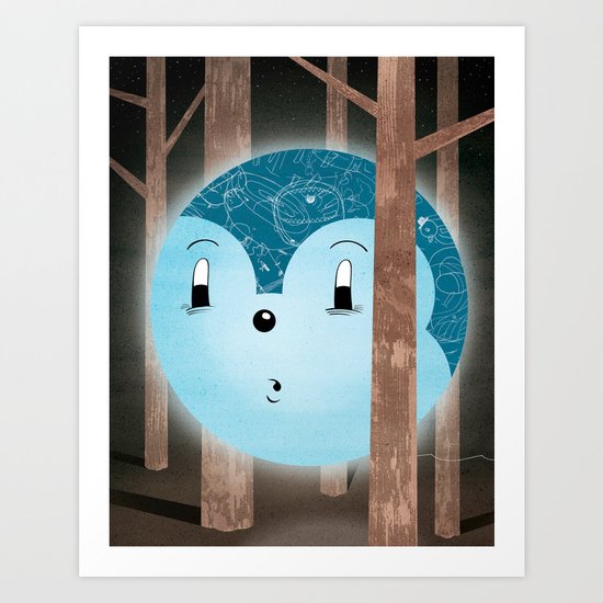Between Art Print