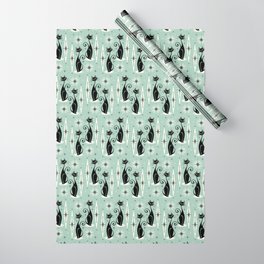 mint green wrapping paper