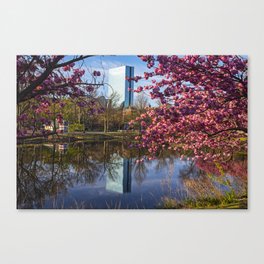 Beautiful Spring Day on the Charles River in Boston Massachusetts Canvas Print