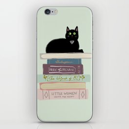 Books & Cats iPhone Skin