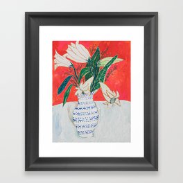Easter Lily Bouquet Framed Art Print