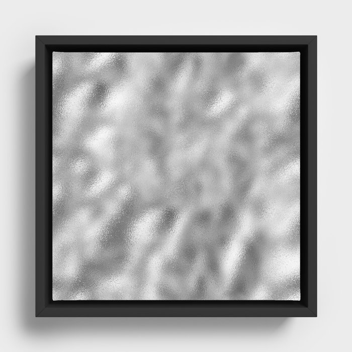 Glitter Design Pattern Framed Canvas