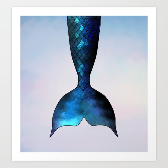 mermaid tail #2 Art Print
