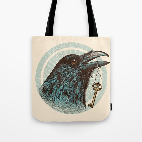 Raven's Head Tote Bag