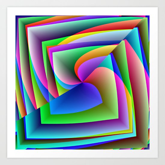 Its Hip To Be Square Art Print