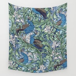 Peacock Garden by Walter Crane Wall Tapestry