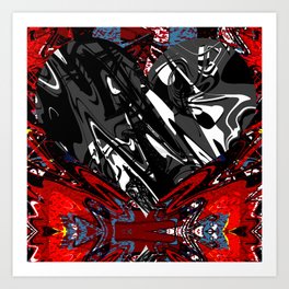 Abstract Heart Art Prints For Any Decor Style Society6
