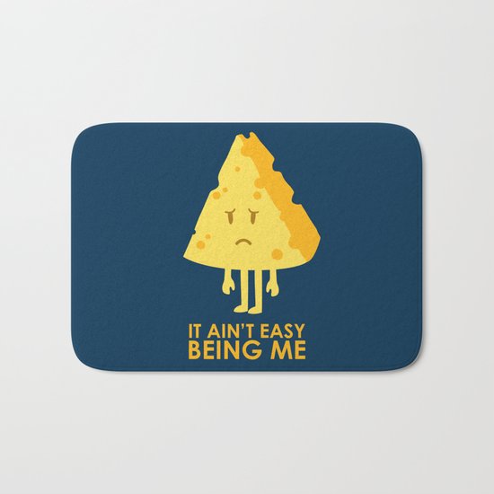 It ain't easy being cheesy Bath Mat