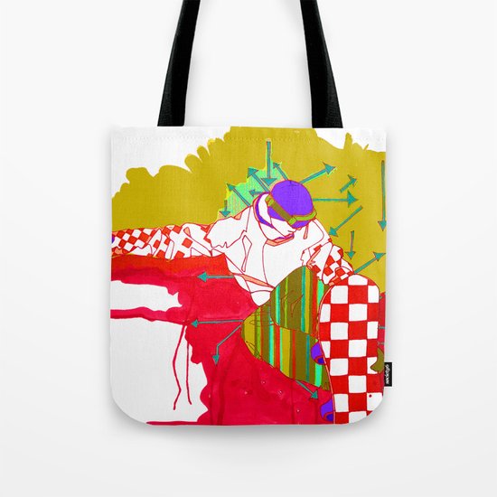 Snowboarder Tote Bag