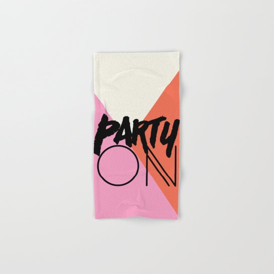 Party On Hand & Bath Towel