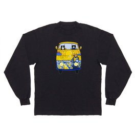 Van Gogh Road Trip Cats Long Sleeve T-shirt