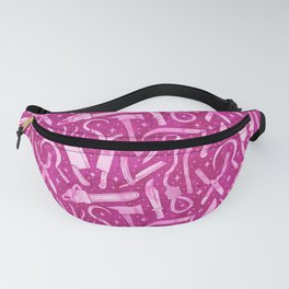  Horror Movie Weapons Pink Fanny Pack