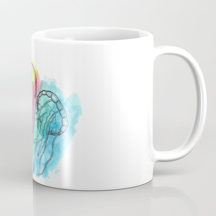 colourful jellyfish Coffee Mug